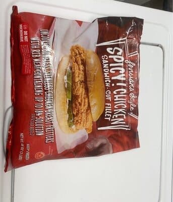 LOUISIANA STYLE SPICY! CHICKEN SANDWICH-CUT FILLET, LOUISIANA STYLE