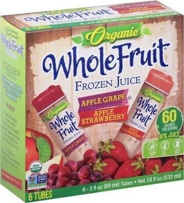 GRAPE & STRAWBERRY FROZEN POP, GRAPE & STRAWBERRY