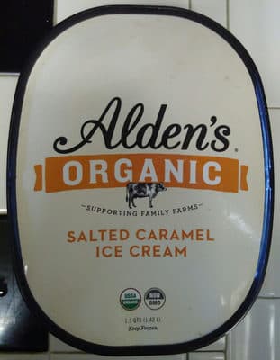 ALDEN'S, ORGANIC ICE CREAM, SALTED CARAMEL