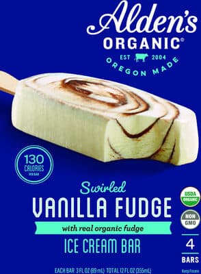 VANILLA FUDGE SWIRLED ICE CREAM BAR, VANILLA FUDGE
