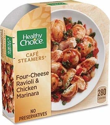 HEALTHY CHOICE Cafe Steamer Ravioli And Chicken Marinara, 10 OZ