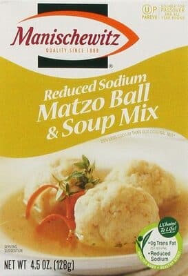 REDUCED SODIUM MATZO BALL & SOUP MIX