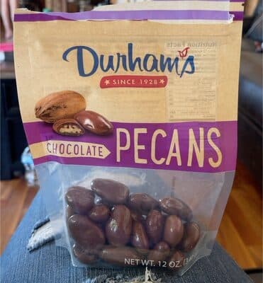 DURHAM'S, CHOCOLATE PECANS