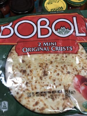 THE ORIGINAL ITALIAN PIZZA CRUST