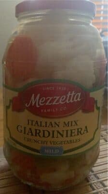 MILD ITALIAN MIX GIARDINIERA CRUNCHY VEGETABLES, MILD ITALIAN MIX