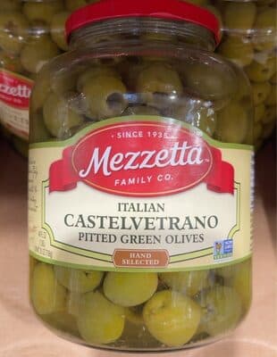 ITALIAN CASTELVETRANO PITTED GREEN OLIVES, ITALIAN CASTELVETRANO