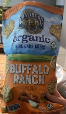 BUFFALO RANCH FLAVORED ORGANIC RICE CAKE MINIS, BUFFALO RANCH