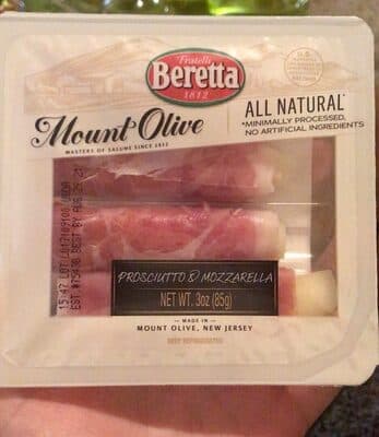 PROSCIUTTO & MOZZARELLA MOUNT OLIVE SALAMI, PROSCIUTTO & MOZZARELLA