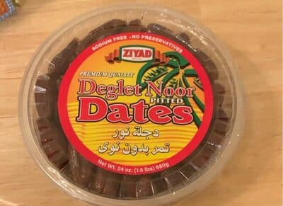 DEGLET NOOR PITTED DATES