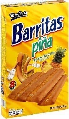 MARINELA, BARRITAS, PINEAPPLE FILLED COOKIES, PINEAPPLE