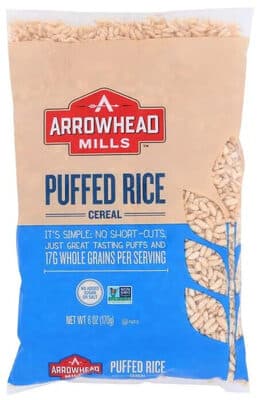 NATURAL PUFFED RICE CEREAL