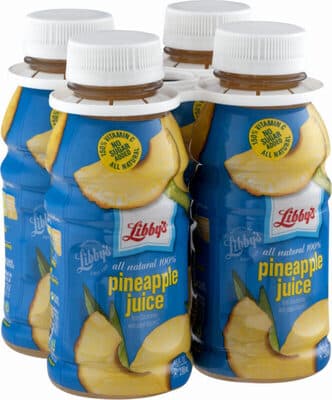 100% PINEAPPLE JUICE FROM CONCENTRATE, PINEAPPLE