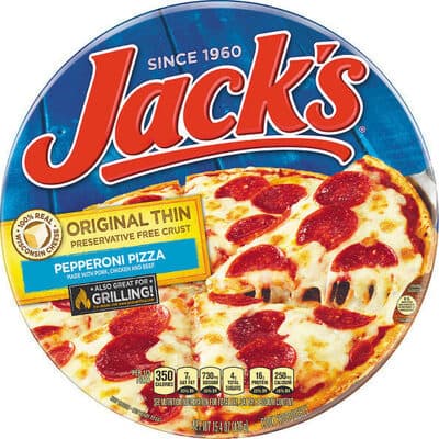 JACK'S, ORIGINAL THIN PEPPERONI PIZZA