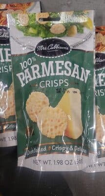 100% PARMESAN CRISPS, 100% PARMESAN