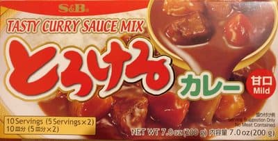 S&B, TASTY CURRY SAUCE MIX, MILD