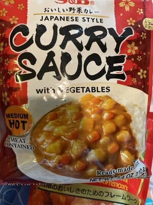 CURRY SAUCE WITH VEGETABLES