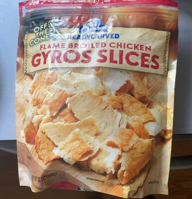 GYROS SLICES FLAME BROILED CHICKEN