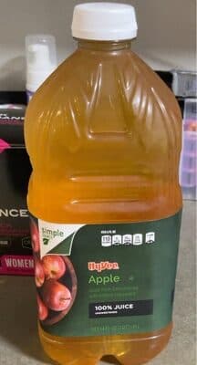 100% APPLE JUICE FROM CONCENTRATE, APPLE