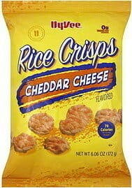 CHEDDAR RICE CRISPS