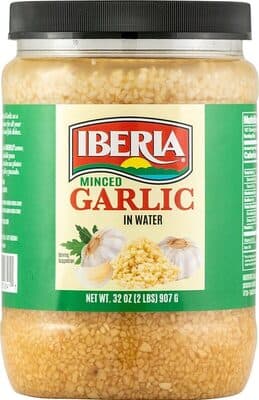 MINCED GARLIC IN WATER