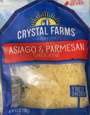 SHREDDED ASIAGO & PARMESAN BLEND CHEESE