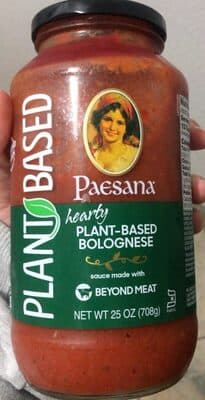 HEARTY PLANT-BASED BOLOGNESE SAUCE MADE WITH BEYOND MEAT, HEARTY