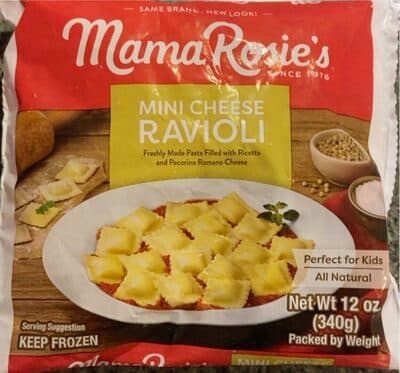 MINI CHEESE RAVIOLI, MINI CHEESE