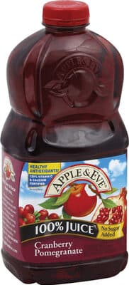 APPLE & EVE, 100% JUICE, CRANBERRY POMEGRANATE