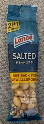 SALTED PEANUTS, SALTED
