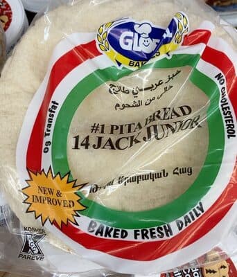 WHOLE WHEAT 14 JACK JUNIOR #1 PITA BREAD, WHOLE WHEAT