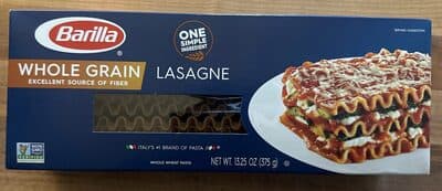 WHOLE GRAIN LASAGNE