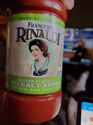 FRANCESCO RINALDI, TRADITIONAL PASTA SAUCE