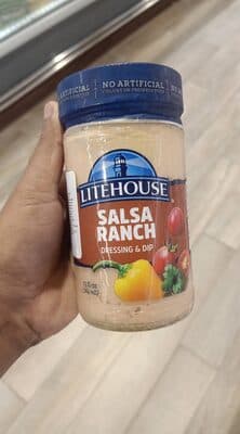LITEHOUSE, DRESSING & DIP, LITE SALSA RANCH