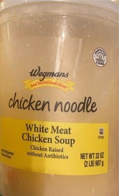 WHITE MEAT CHICKEN NOODLE SOUP, WHITE MEAT CHICKEN NOODLE