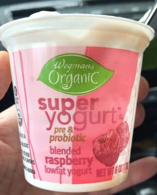 PRE & PROBIOTIC BLENDED RASPBERRY LOWFAT SUPER YOGURT