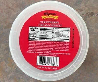 STRAWBERRY CREAM CHEESE, STRAWBERRY