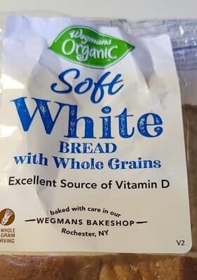 SOFT WHITE BREAD WITH WHOLE GRAINS, SOFT WHITE