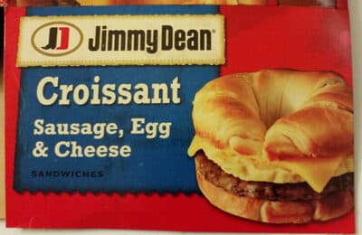 SAUSAGE, EGG & CHEESE CROISSANT SANDWICHES, SAUSAGE, EGG & CHEESE