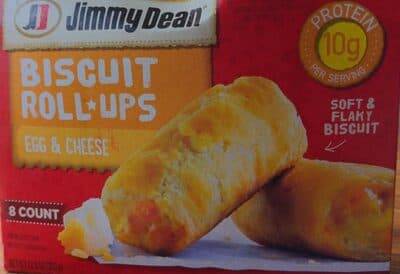 EGG & CHEESE BISCUIT ROLL-UPS, EGG & CHEESE