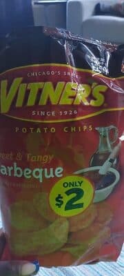 SWEET & TANGY BARBEQUE FLAVORED POTATO CHIPS, SWEET & TANGY BARBEQUE