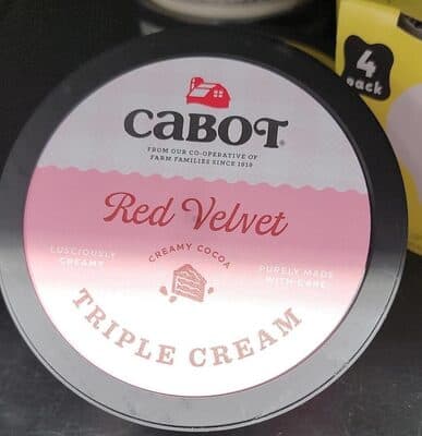 RED VELVET TRIPLE CREAM PREMIUM YOGURT, RED VELVET