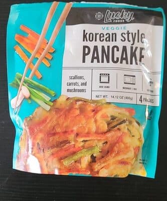 VEGGIE SCALLIONS, CARROTS, AND MUSHROOMS KOREAN STYLE PANCAKE, VEGGIE