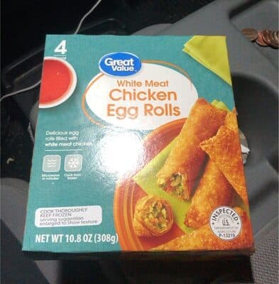 WHITE MEAT CHICKEN EGG ROLLS, WHITE MEAT CHICKEN