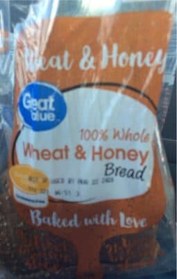 100% WHOLE WHEAT & HONEY BREAD, 100% WHOLE WHEAT & HONEY