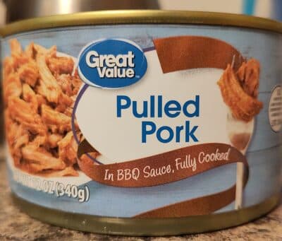 GREAT VALUE, PULLED PORK & BARBECUE SAUCE, SMOKE FLAVOR