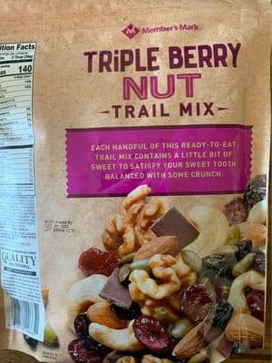 TRIPLE BERRY NUT TRAIL MIX, TRIPLE BERRY