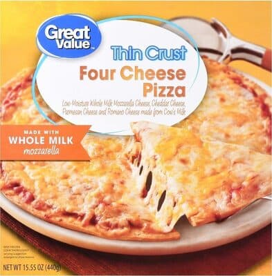 THIN CRUST FOUR CHEESE PIZZA