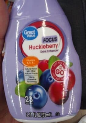 HUCKLEBERRY DRINK ENHANCER, HUCKLEBERRY