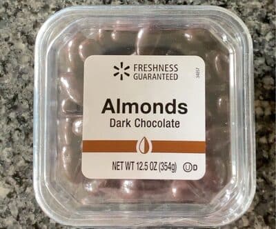ALMONDS DARK CHOCOLATE, ALMONDS