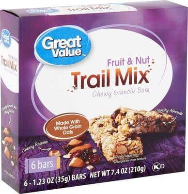 TRAIL MIX CHEWY GRANOLA BARS